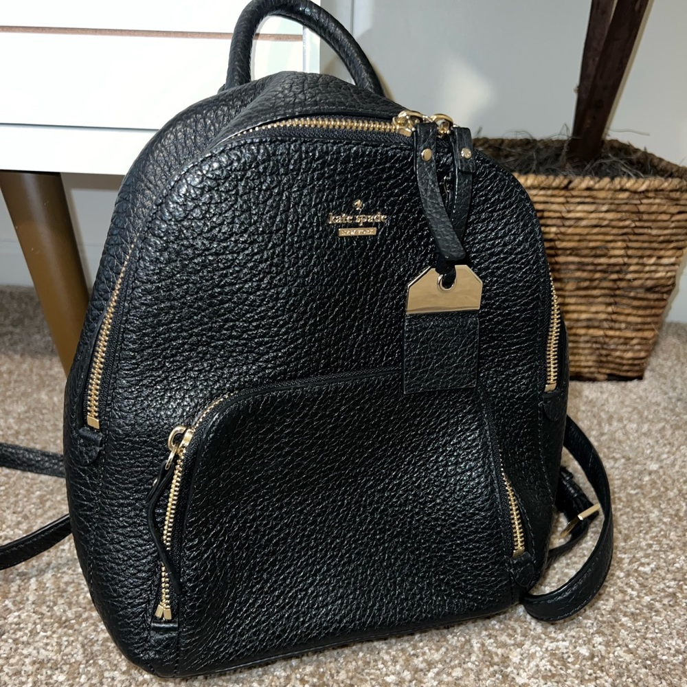 Kate spade pebble leather mini backpack gently worn like new condition